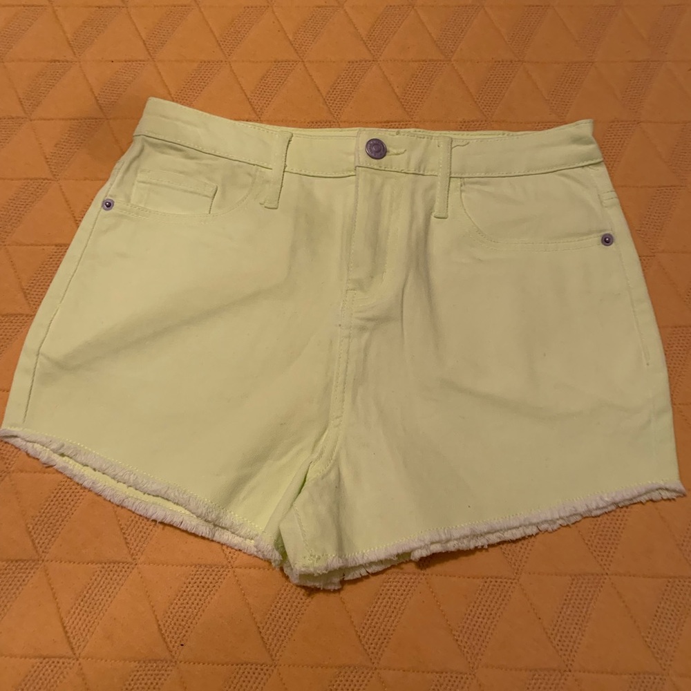 Wild Fable Light Green Jean Shorts